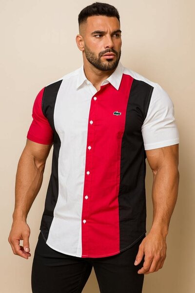 Chemise Homme Bicolore Élégante