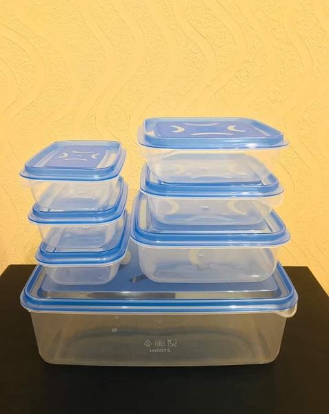 (Dc Free) Food  Storage Box Pack Of 7