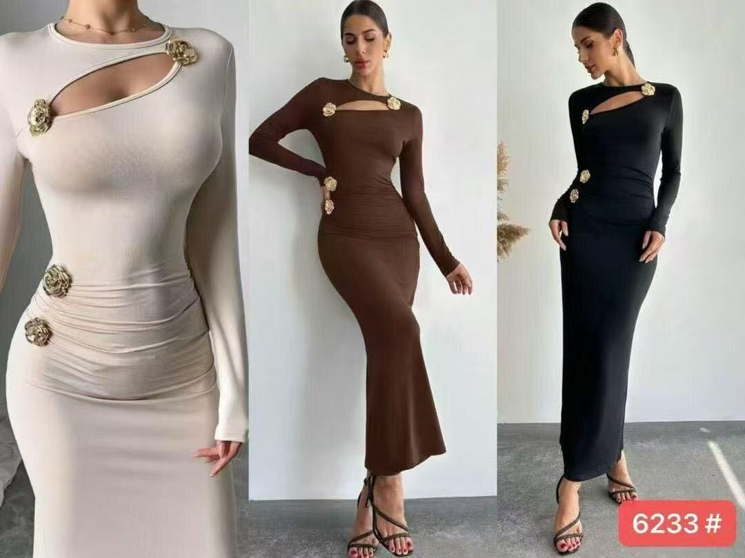 Robe Élégante Épaule Dénudée