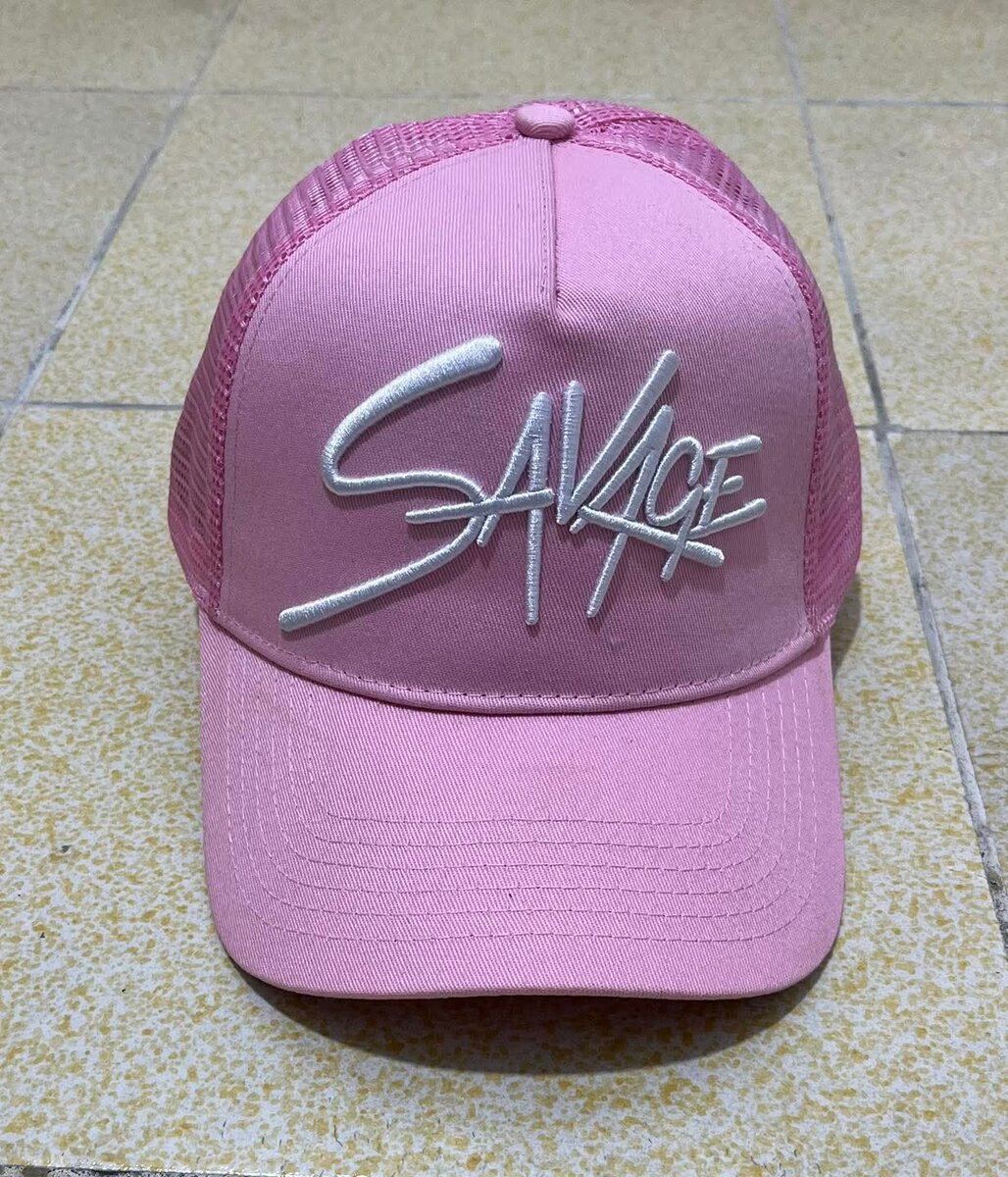 Casquette Trucker "Savage" Rose