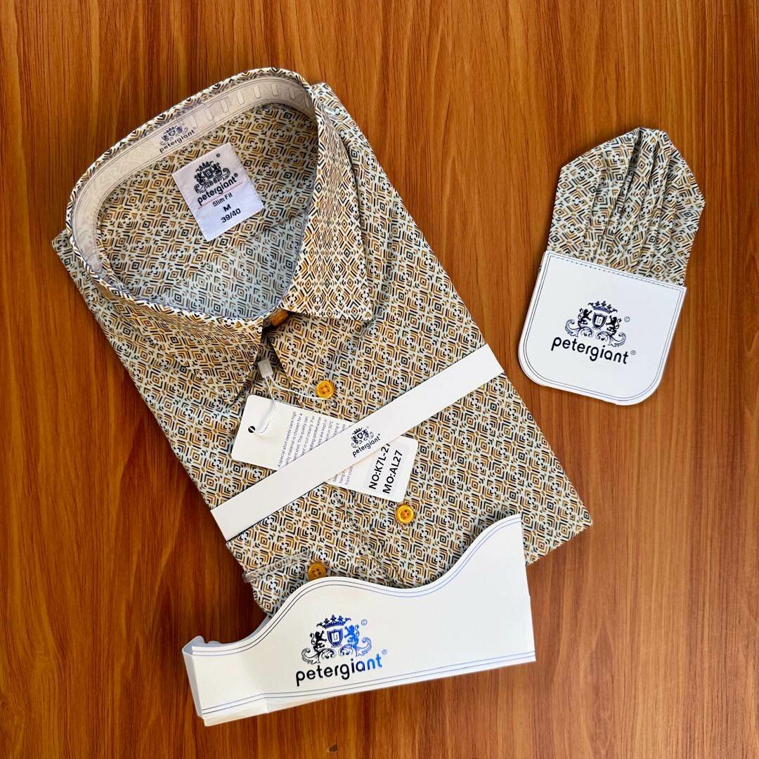 Peter Giant Designer Pocket Square