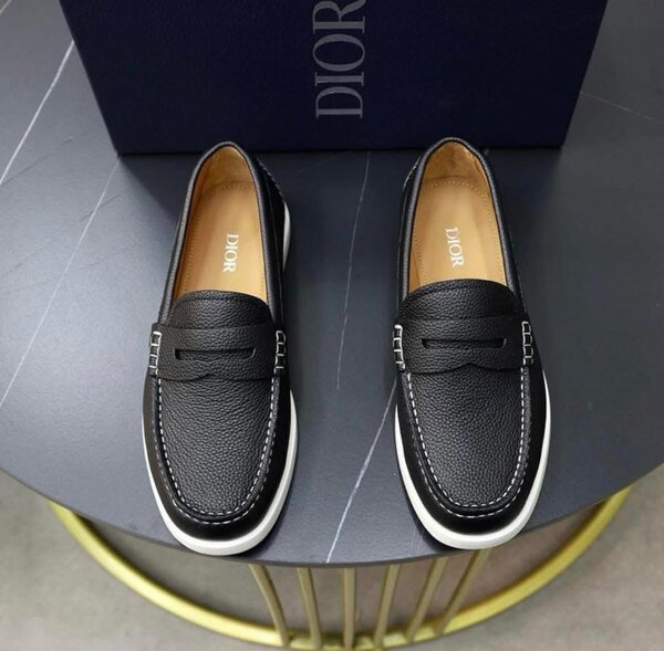 Mocassins en cuir Dior Homme