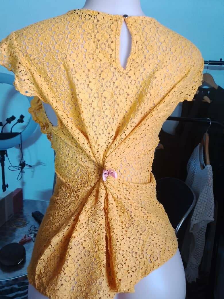 Haut tricoter friperie