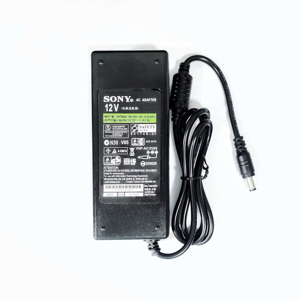 SONY Adapter 12V 3A with Single Jack (5.5×2.5mm)