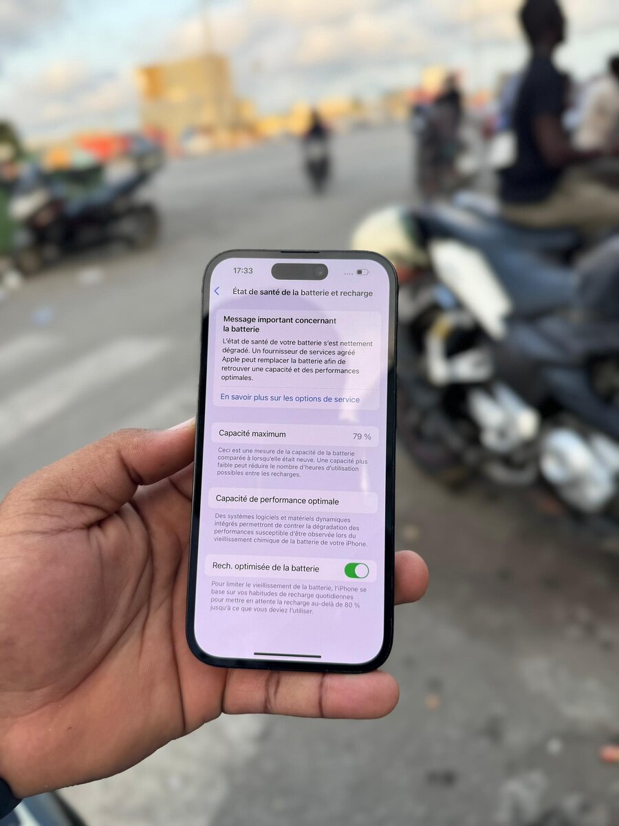 Smartphone Apple Noir