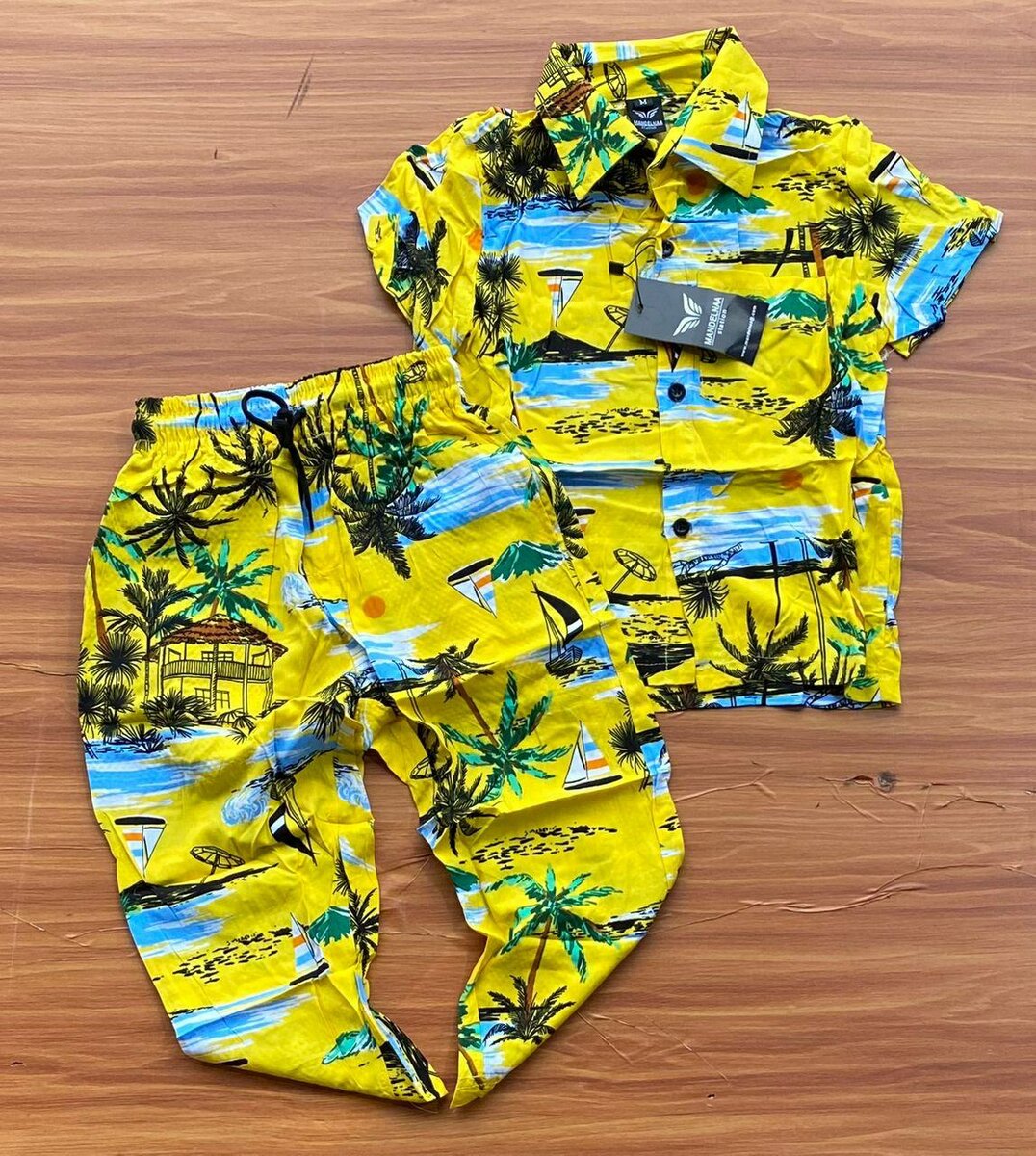 Kids 2 Pieces Summer Wear Top & Down - Multicolor