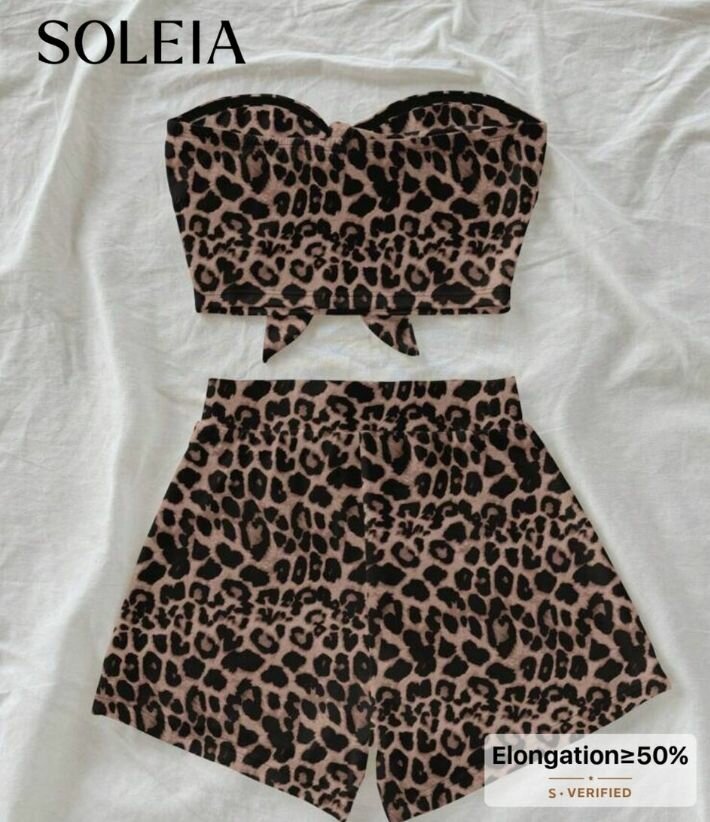 Ensemble Léopard Femme Été