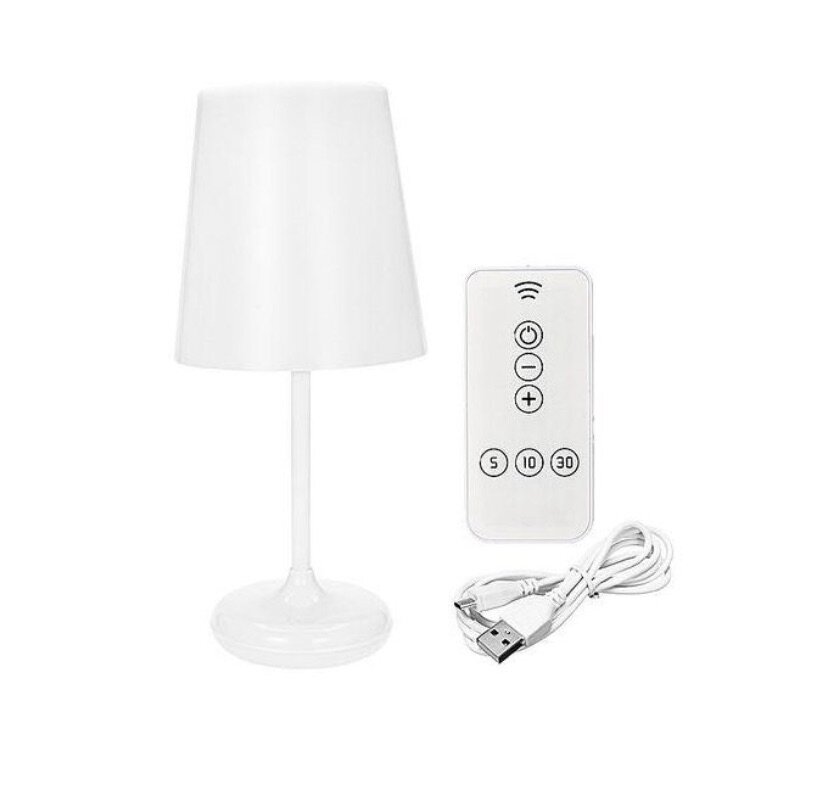 Remote Control Bedroom LED Table Lamp Touch Control 3 Gear D