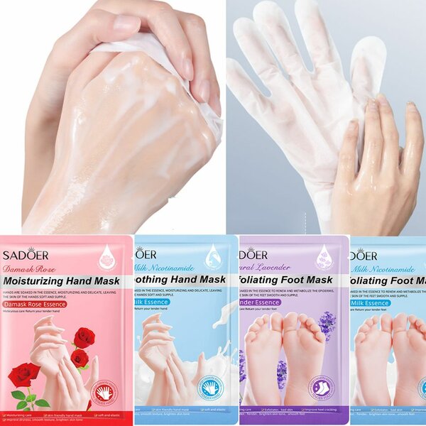 Masques de soins pour pieds et mains