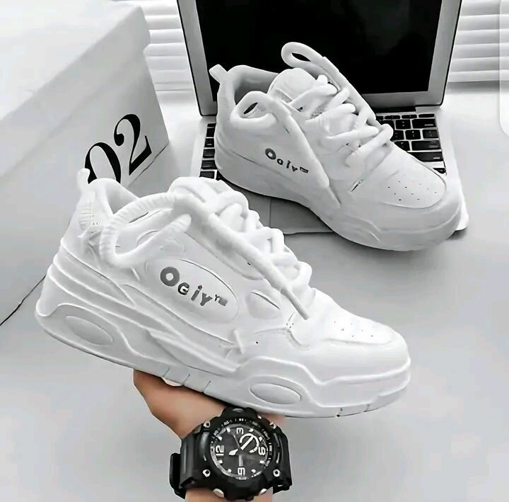 Baskets blanches tendance