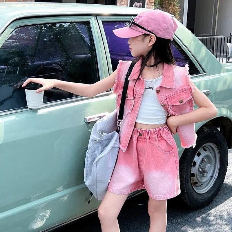 Ensemble rose pour filles