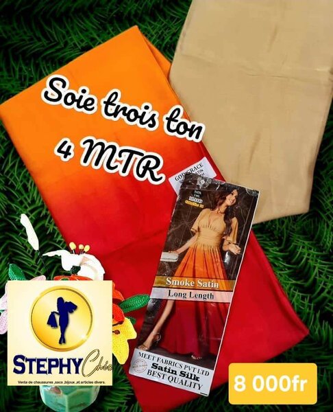 Tissu en soie Dégradé 4m