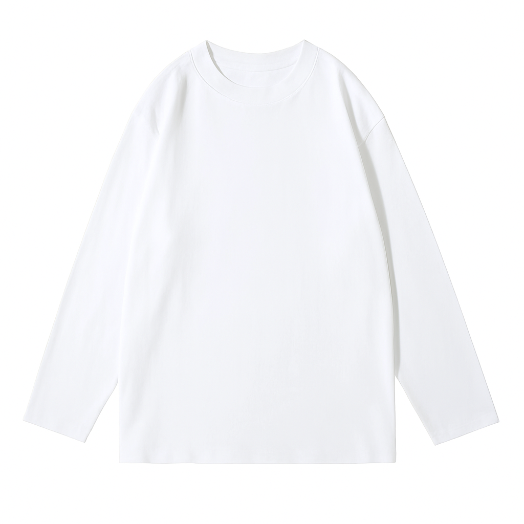 T-shirt à manches longues blanc