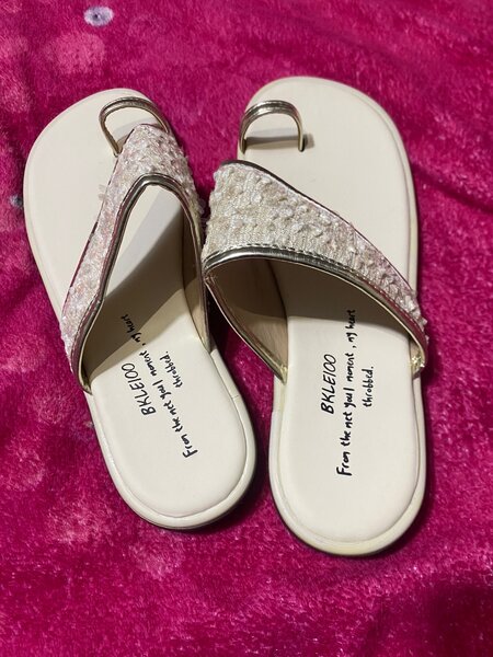 Sandales à paillettes femme
