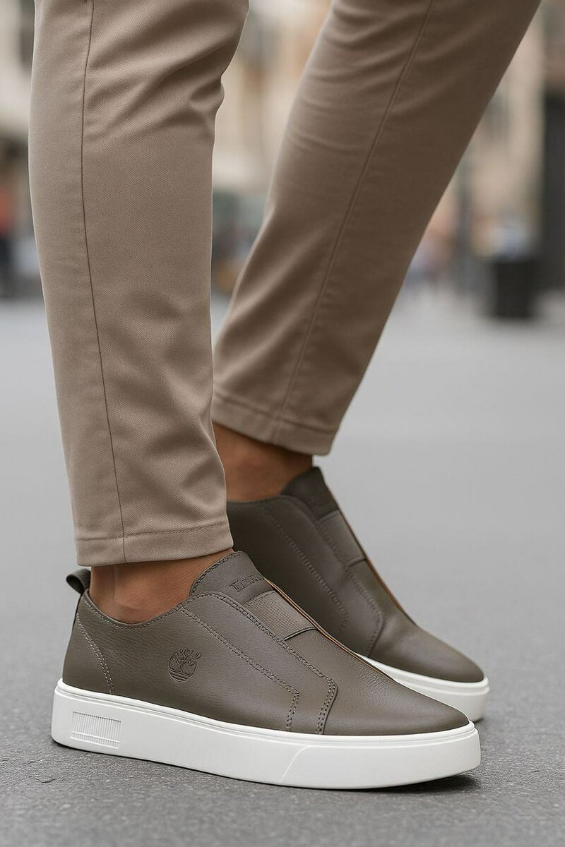 Sneakers hommes en cuir élégants