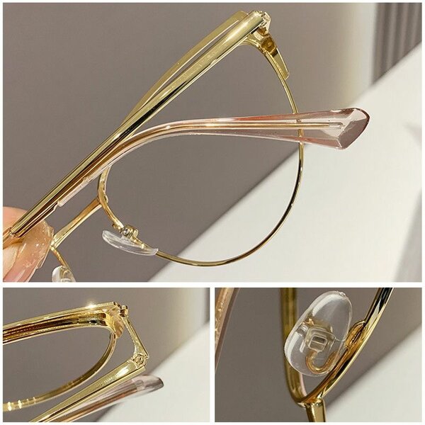 Cat Eye Polygonal Glasses