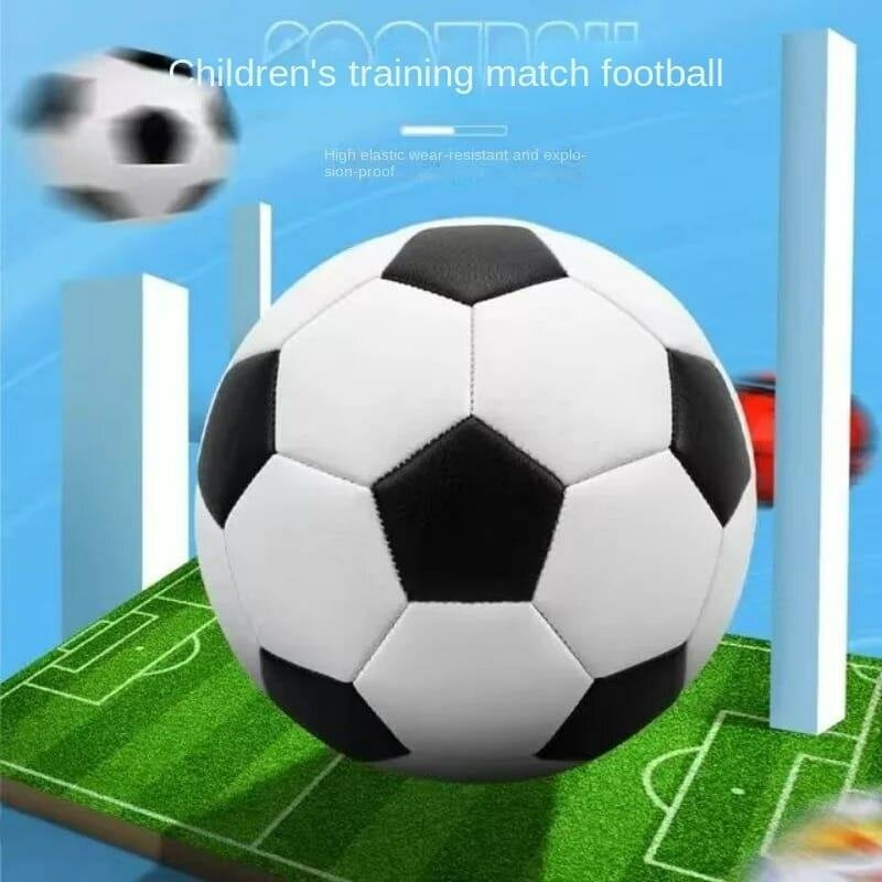 Ballon de football T5 blanc noir