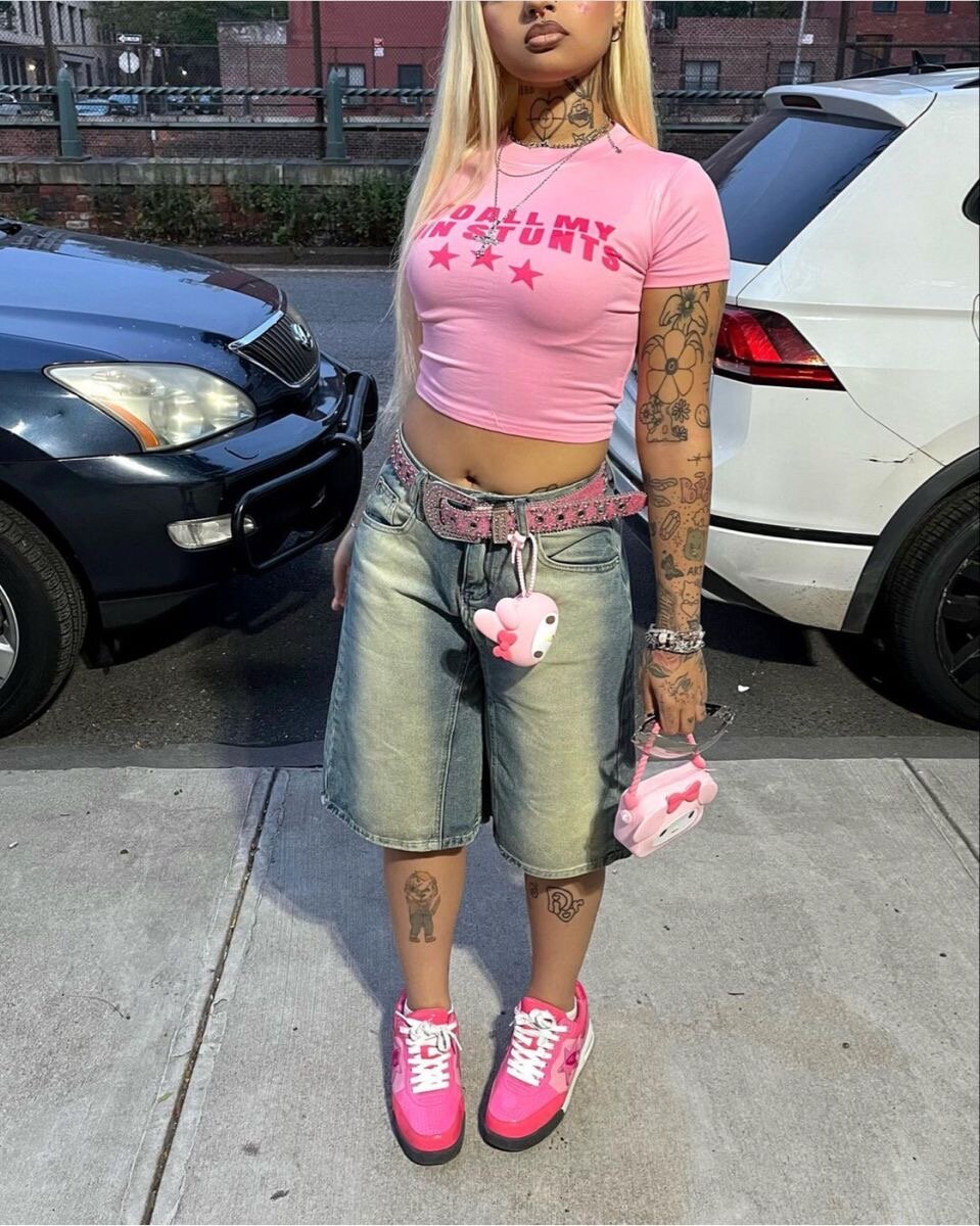 Bermuda en jean décontractée