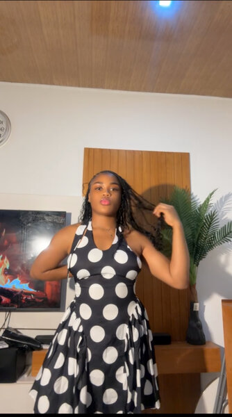 Robe à Pois Vintage Élégante