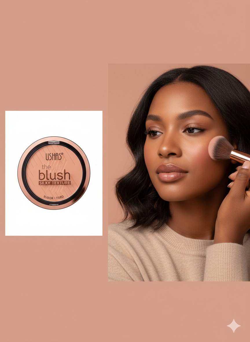 USHAS Blush Silky Texture