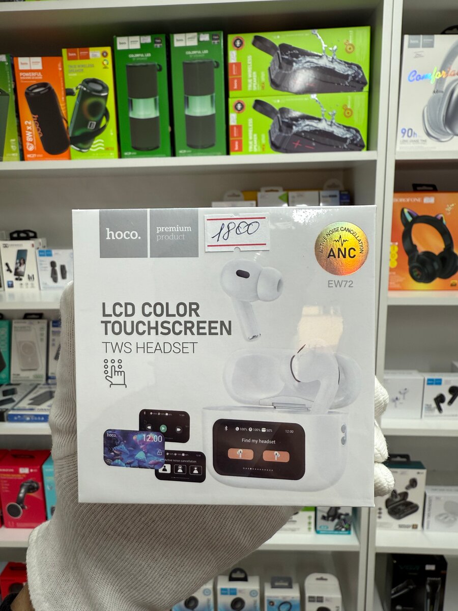 Беспроводные наушники Hoco EW72 TWS (Touch screen+ ANC)