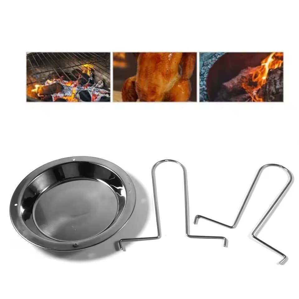 Outils de cuisine pour barbecue en plein air, support de pou