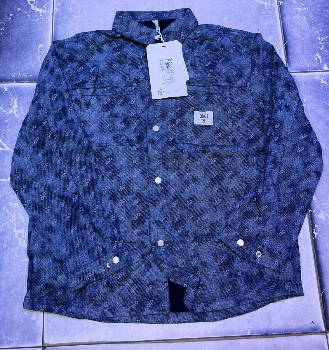 Veste en jeans homme