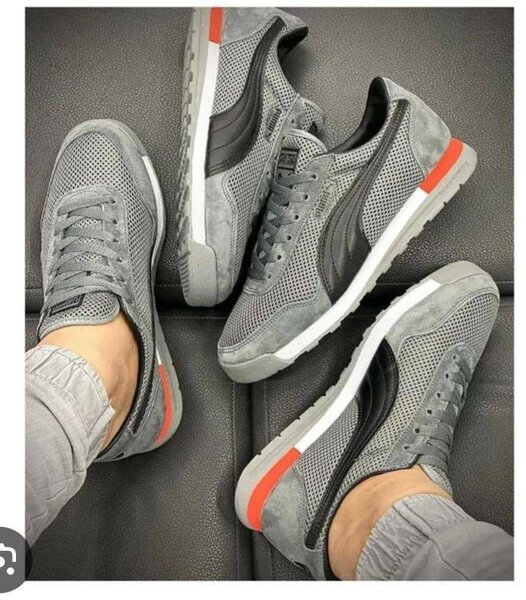 Baskets grises homme tendance