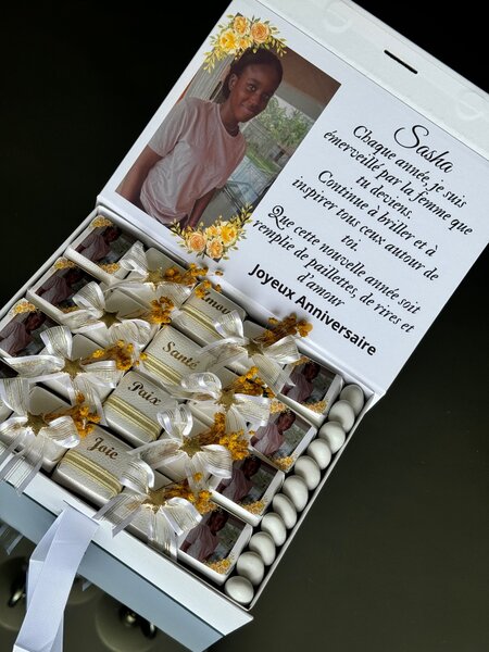 Coffret de chocolat personnalisé