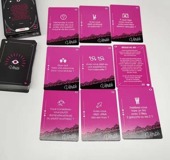 Jeu de cartes Action Vérité