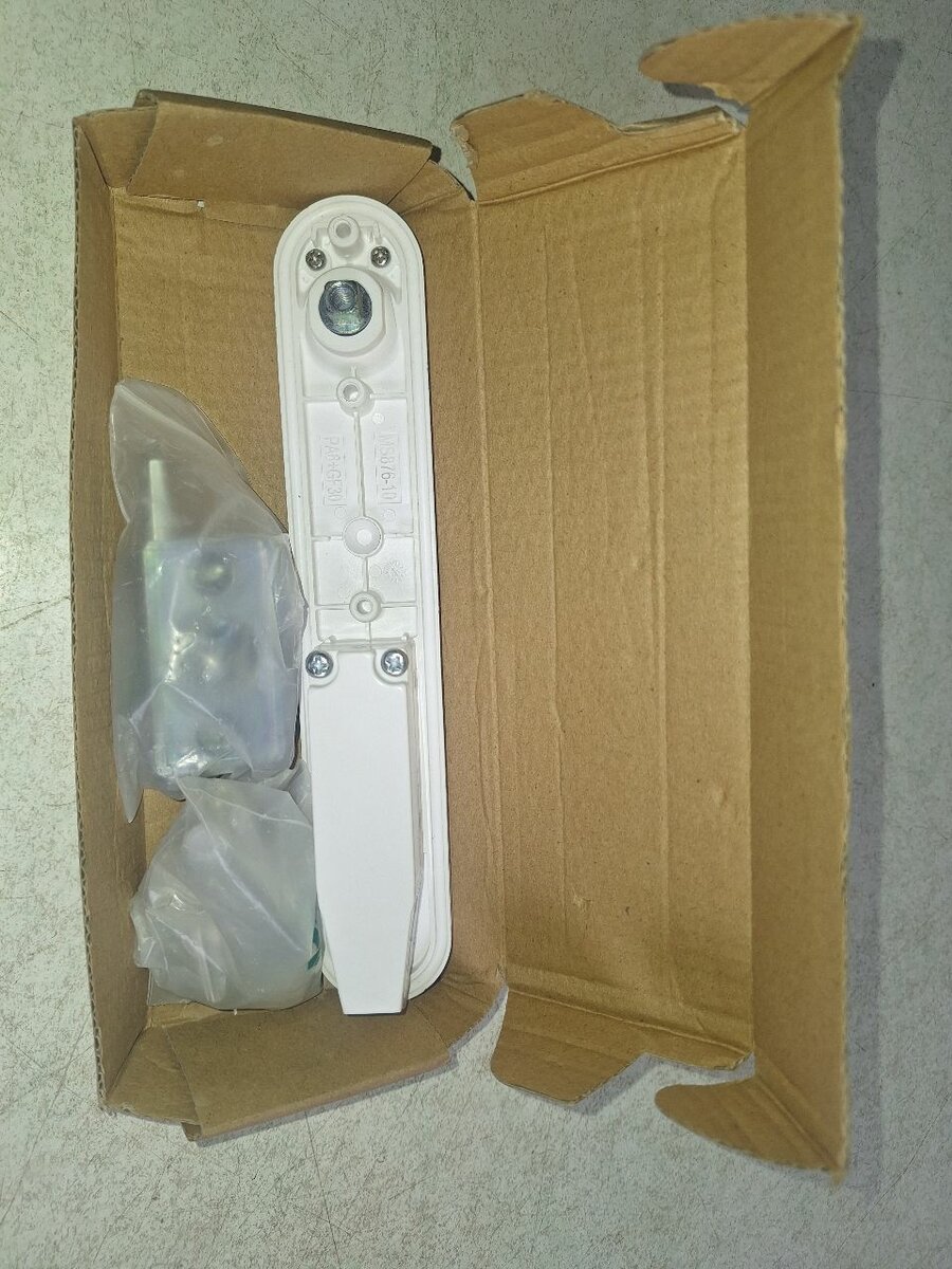 Poignée de porte Schneider argentée