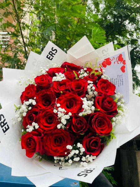 Bouquet de roses rouges