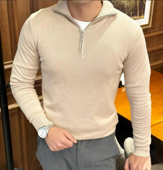 кофта бежевая мужская