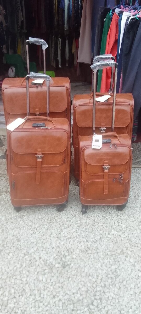 Set de Valises en Cuir Élégantes