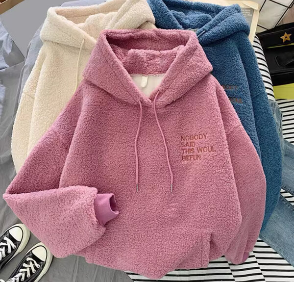 Sweat à Capuche Doux Femme