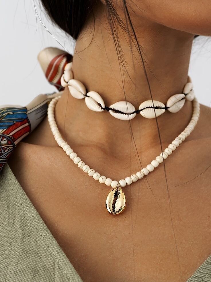 Collier Ras-du-Cou Coquillage