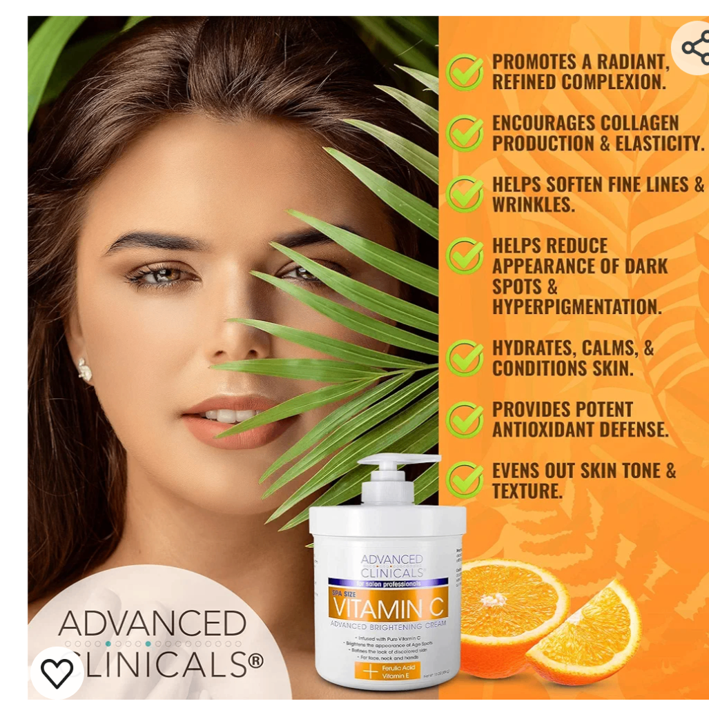 Advanced Clinicals Vitamin C Cream