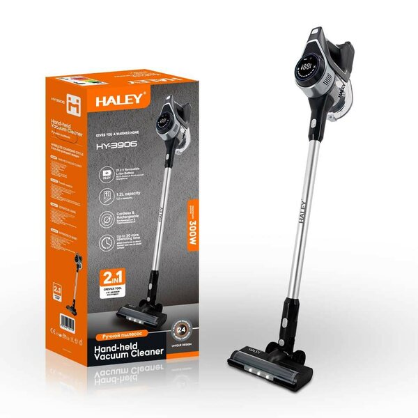 Aspirateur sans fil Haley  Puissance 300W, 2-en-1, recharge