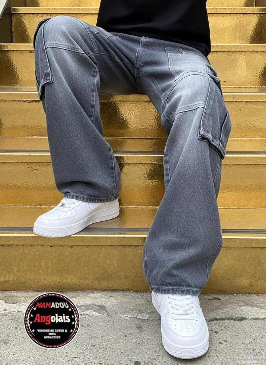 Jeans baggy tendance homme