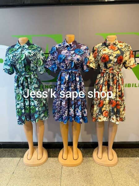 Robe Chemise Florale Été