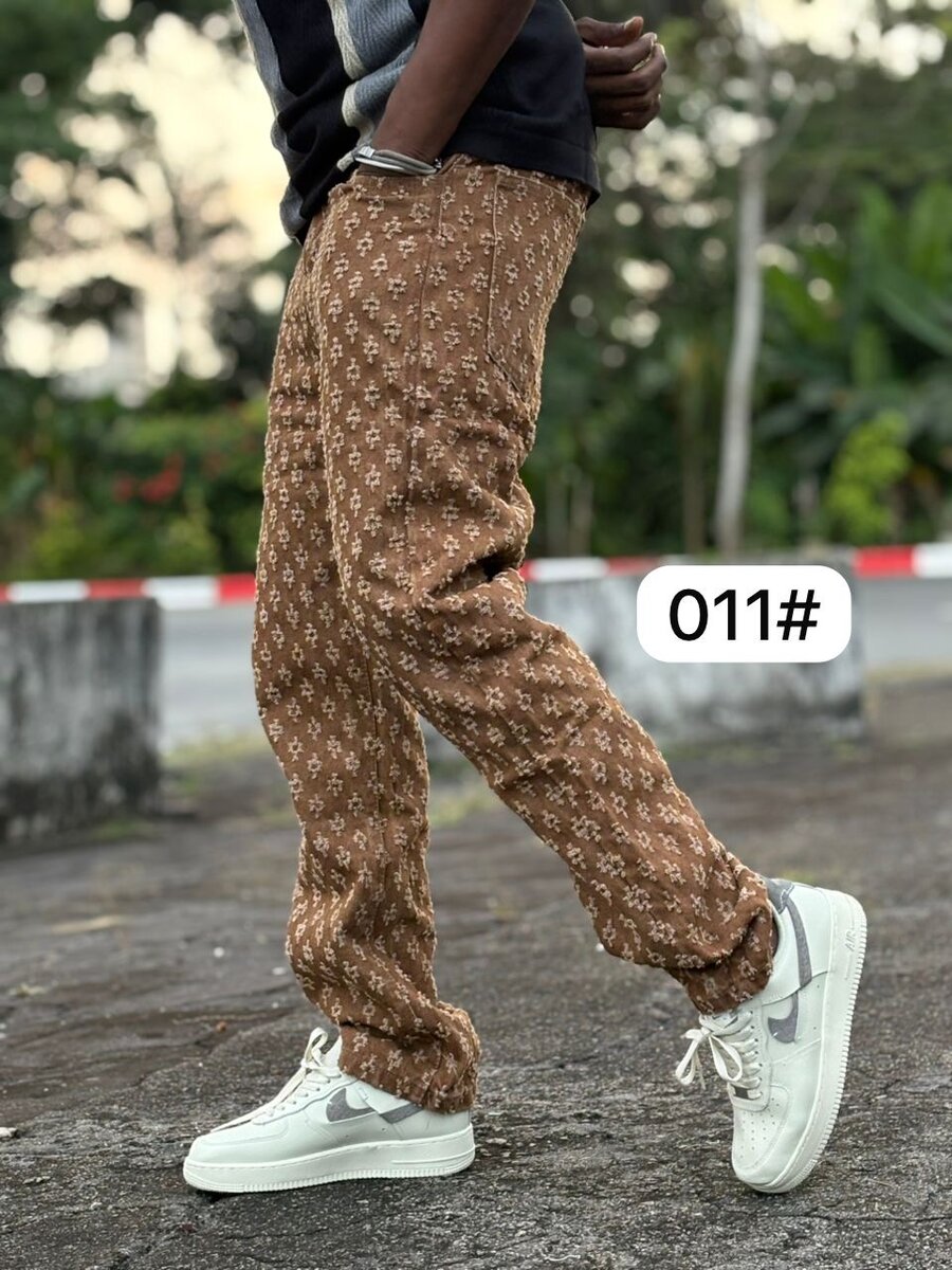 Pantalon décontracté imprimé