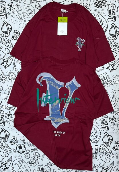T-shirt "Interview" rouge