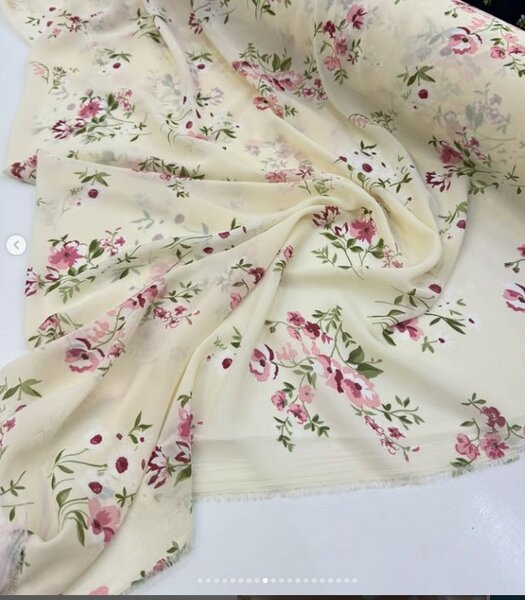 Красивейший креп шифон с принтом