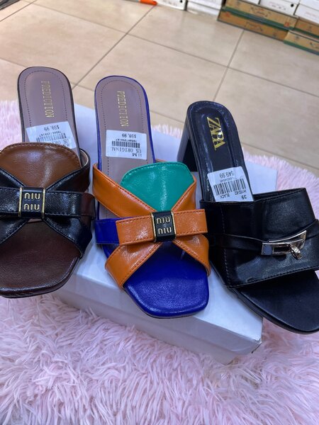 Mules colorées pour femmes