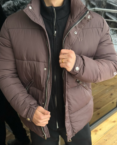 куртка мужская коричневая