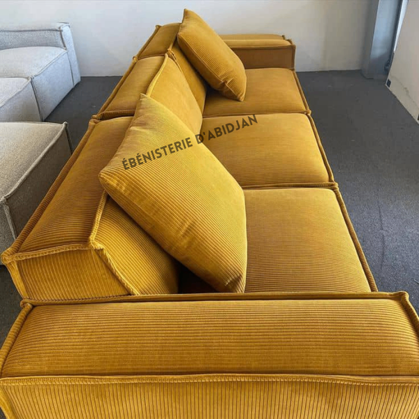 Canapé d'angle moderne confortable