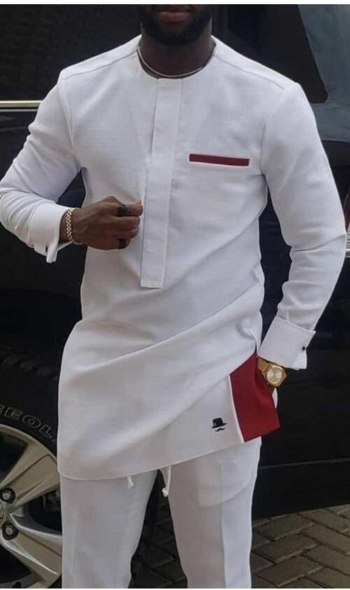 Ensemble homme  blanc