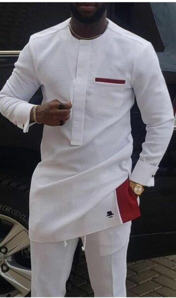 Ensemble homme  blanc