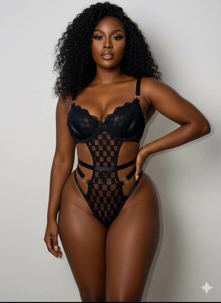 Body en dentelle noire
