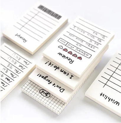 Pack of 2 - 50 Sheets / Pack Receipt Planner Pad Student School Stationery Supplies Daily Schedule Weekly Notepads To Do List Office Memo Pads